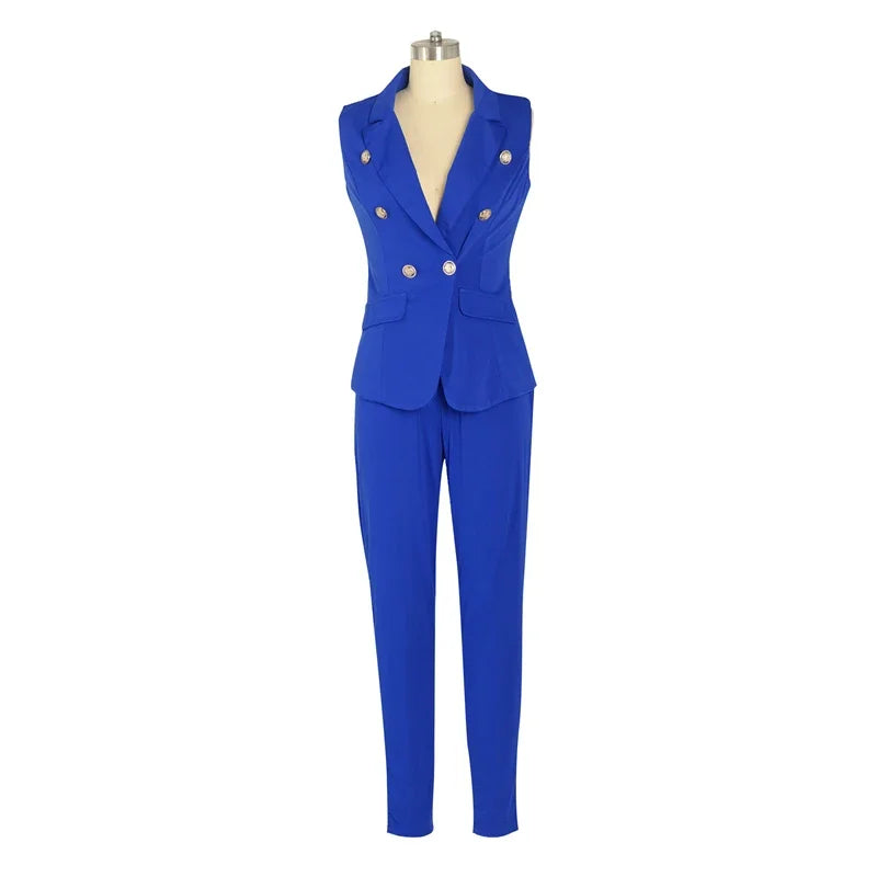 AMEHE Women’s 2-Piece Office Matching Suit Set