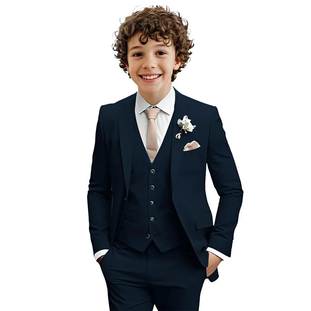 AMEHE Boys’ 3-Piece Formal Suit Set