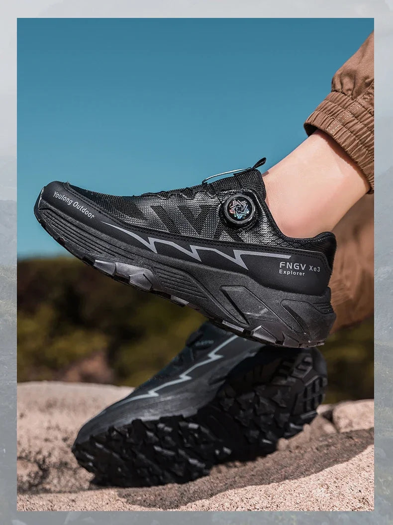 Men’s Running Shoes 2026 – Breathable Mesh Hiking & Walking Sneakers for Outdoor Sports & Cushion Comfort