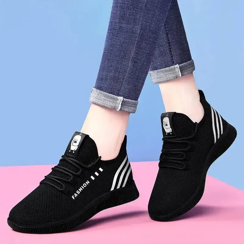 Lightweight Running Shoes – Women’s Breathable Sneakers with Adjustable Fit for Gym, Travel & Work