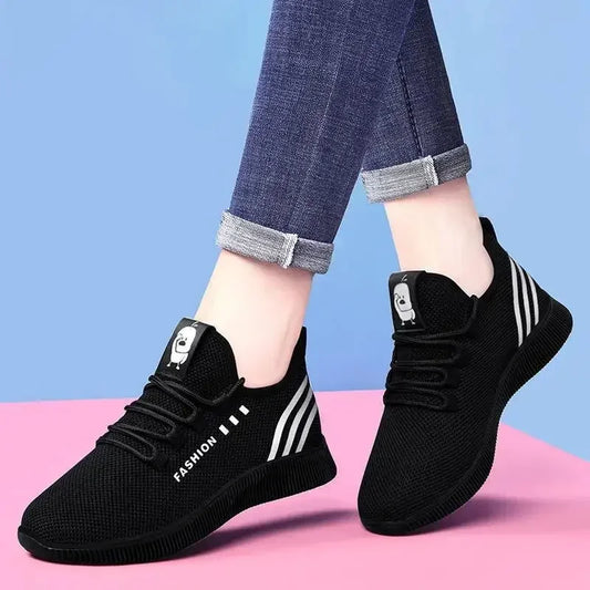 Lightweight Running Shoes – Women’s Breathable Sneakers with Adjustable Fit for Gym, Travel & Work
