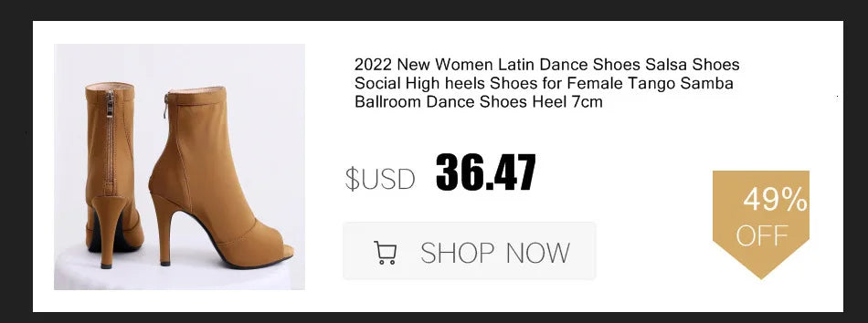 Ladies’ Latin Dance Heels – High Stiletto Party Shoes