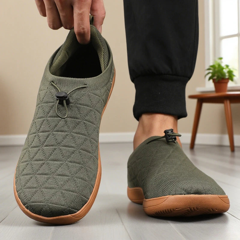 Men’s Barefoot Running Shoes – Wide Toe Box Minimalist Lightweight Breathable Anti-Slip Walking Sneakers