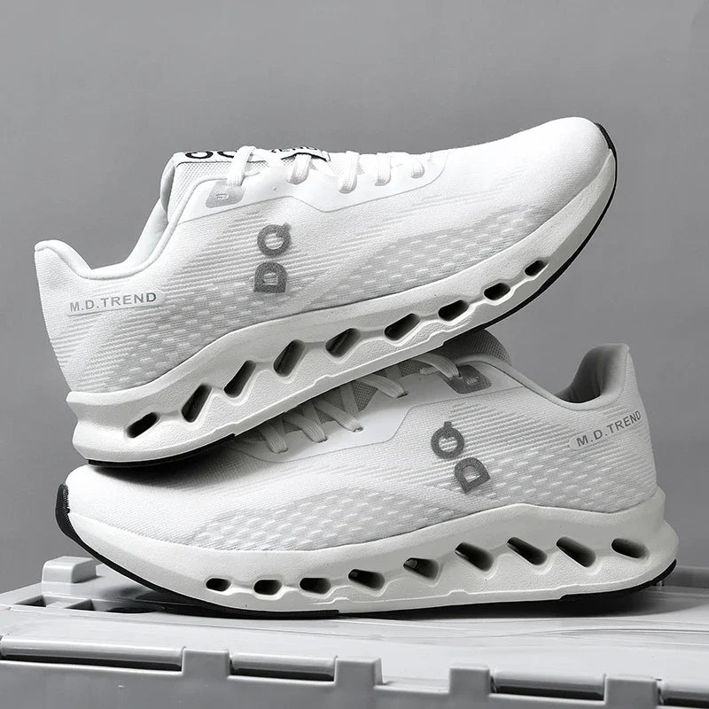 Fashion Cushioning Running Shoes – Lightweight Breathable Tennis & Sports Sneakers for Menual Walking Footwear