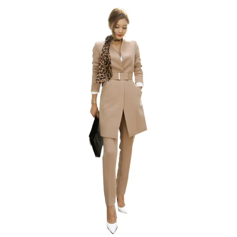 AMEHE Women’s Fashion 2-Piece Formal Suit Set