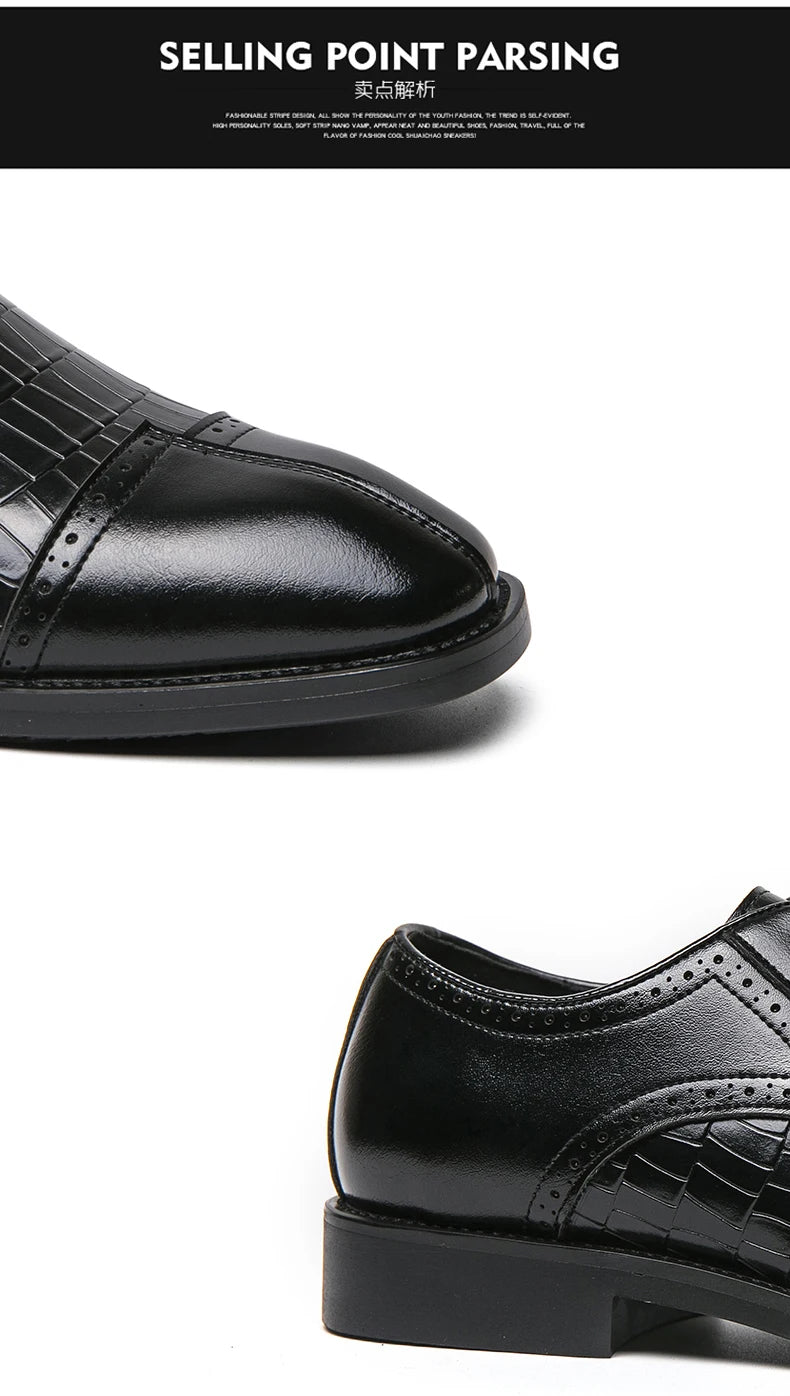 Men’s British Style Leather Shoes – Casual & Formal Footwear
