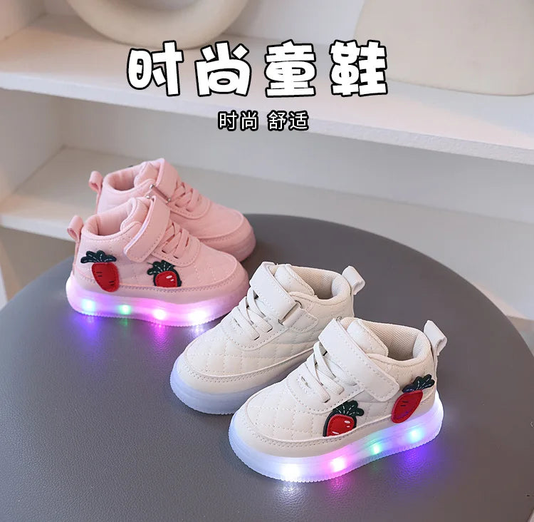 Boys & Girls Light-Up Sneakers – Cute, Soft Sole Shoes