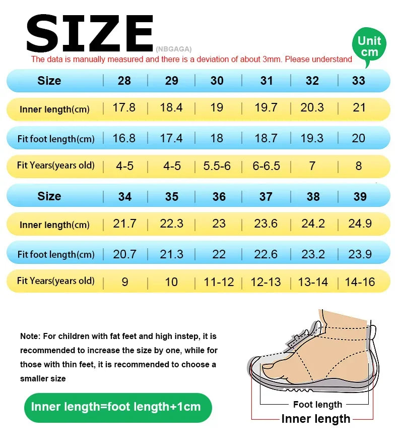 Kids’ Fashionable Mesh Running Shoes – Anti-Slip & Comfortable