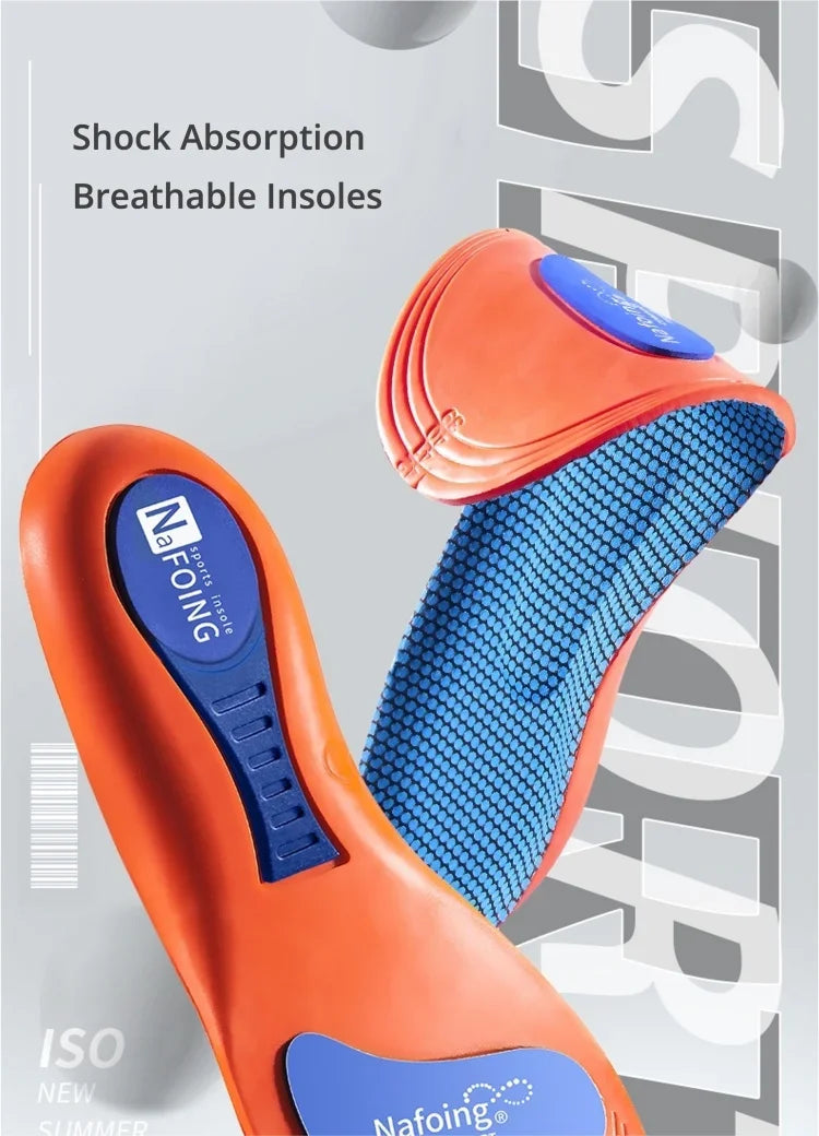 Sport Orthopedic Insoles – EVA Shock-Absorbing Shoe Inserts for Running, Basketball & Walking