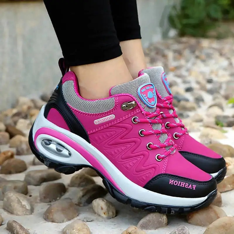Ladies’ Chunky Wedge Sneakers – Designer Casual Sports Shoes