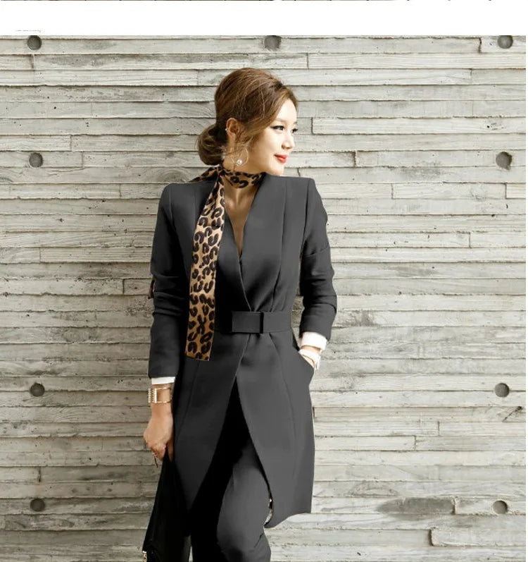 AMEHE Women’s Fashion 2-Piece Formal Suit Set