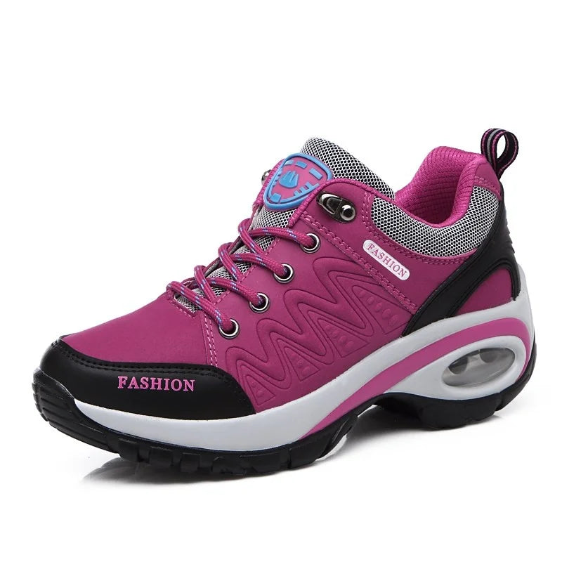 Ladies’ Chunky Wedge Sneakers – Designer Casual Sports Shoes