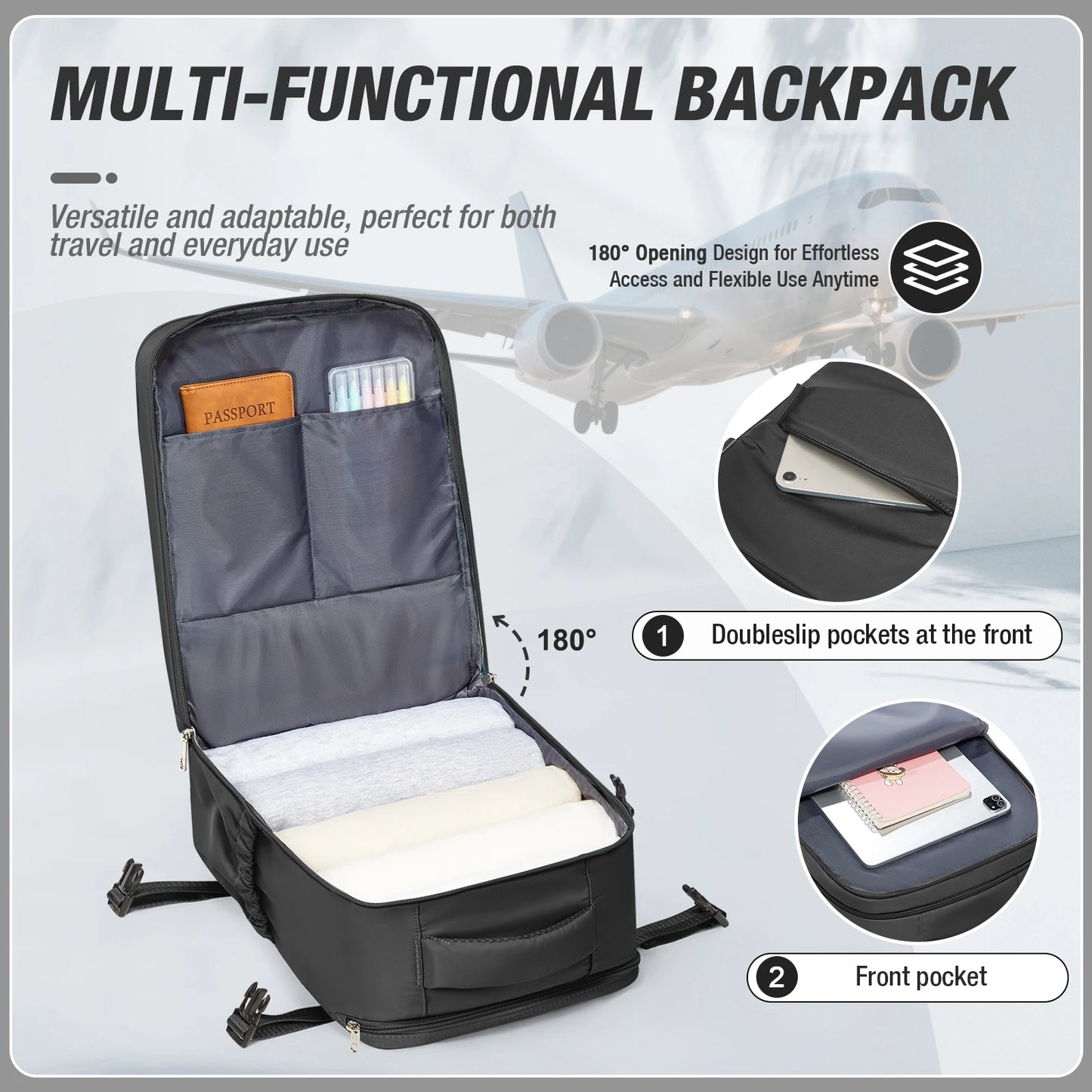 Waterproof Business & Travel Laptop Backpack (40x20x25)