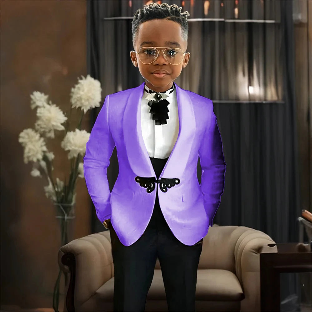 AMEHE Boys’ Luxury 3-Piece Tuxedo