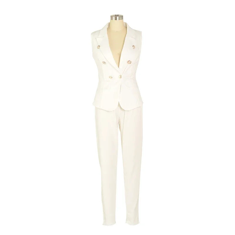 AMEHE Women’s 2-Piece Office Matching Suit Set