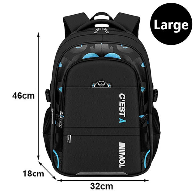 Boys School Backpack – Durable & Spacious for Kids & Teens