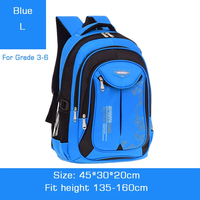 Boys School Backpack – Durable & Spacious for Kids & Teens