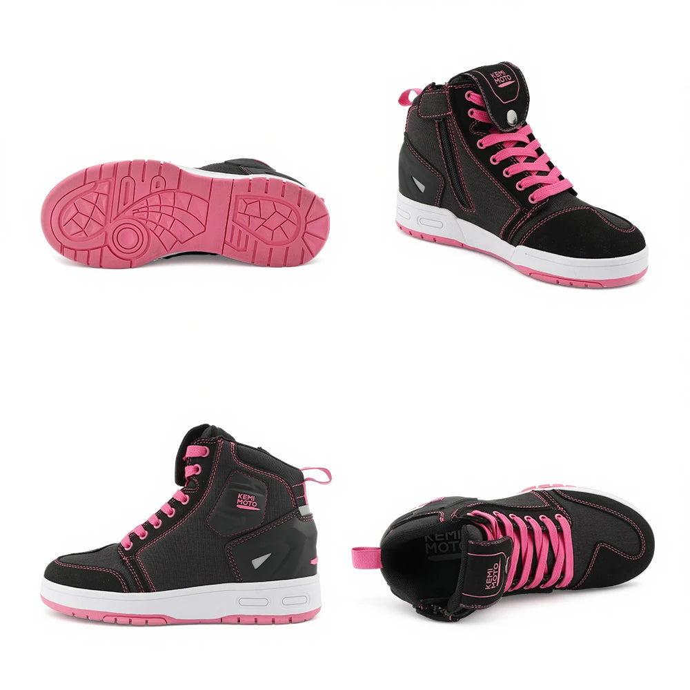 Women’s Motobike Shoes – Ankle & Toe Reinforced Safety