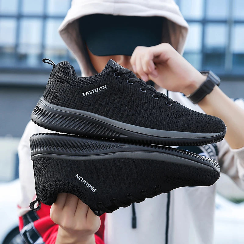 Men’s Breathable Running Shoes – Lightweight Non-Slip Athletic Sneakers for Walking, Gym, Training & Casual Wear