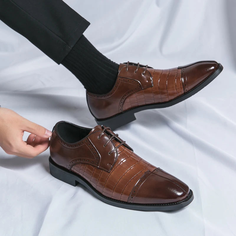 Men’s British Style Leather Shoes – Casual & Formal Footwear
