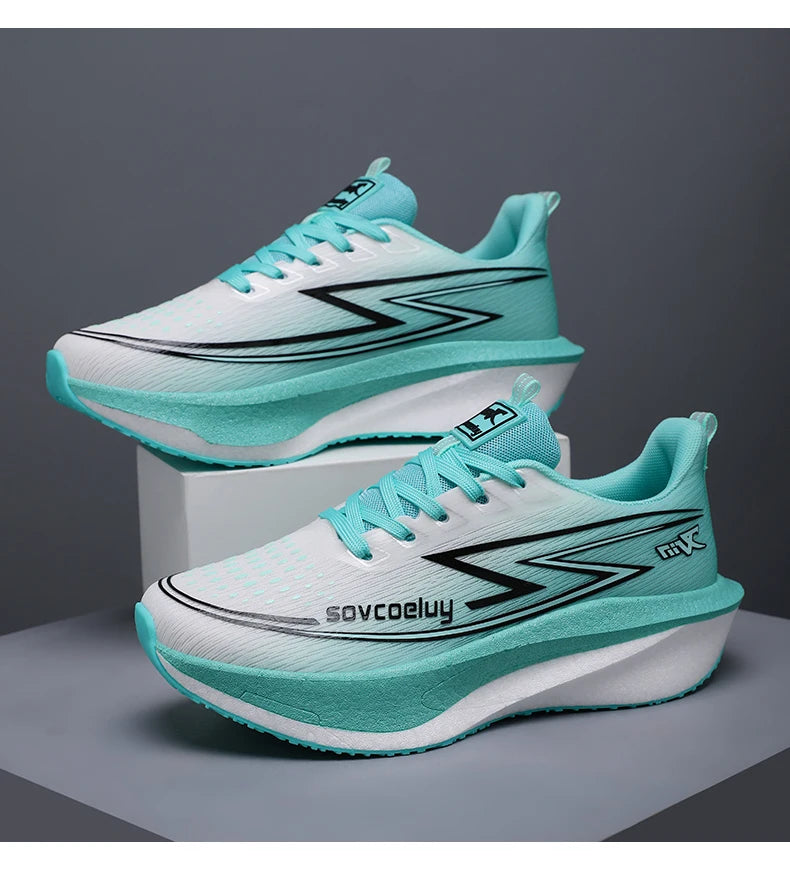 Lightweight Carbon Plate Running Shoes – Men’s & Women’s Athletic Sneakers for Marathon, Walking & Training