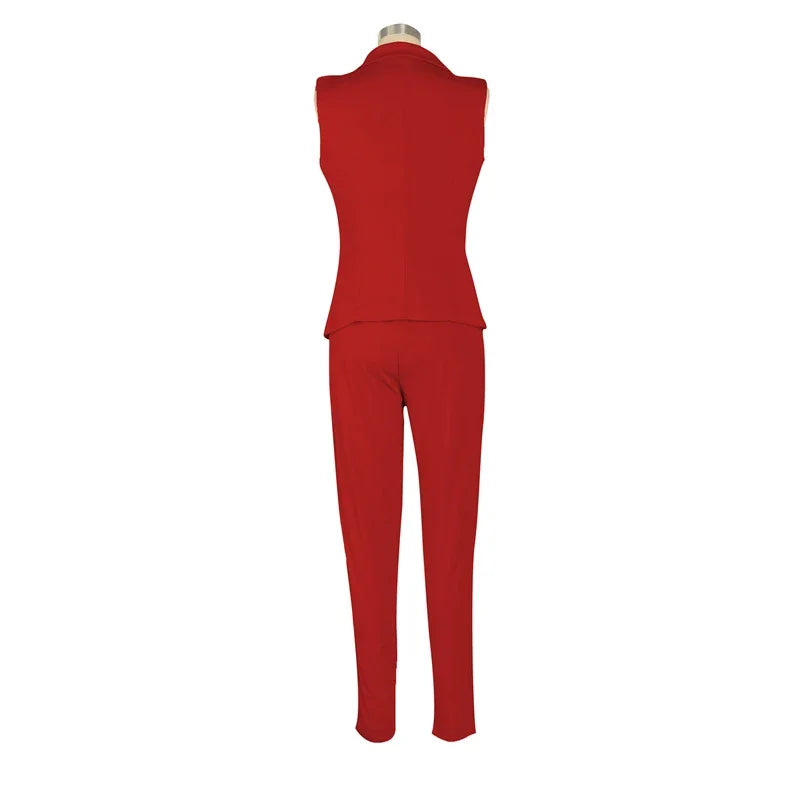 AMEHE Women’s 2-Piece Office Matching Suit Set