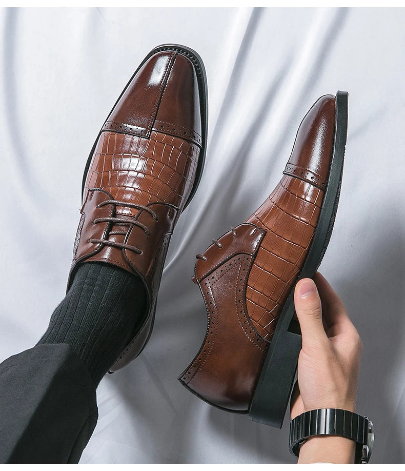 Men’s British Style Leather Shoes – Casual & Formal Footwear