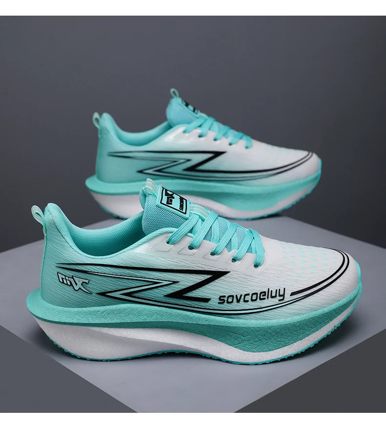 Lightweight Carbon Plate Running Shoes – Men’s & Women’s Athletic Sneakers for Marathon, Walking & Training