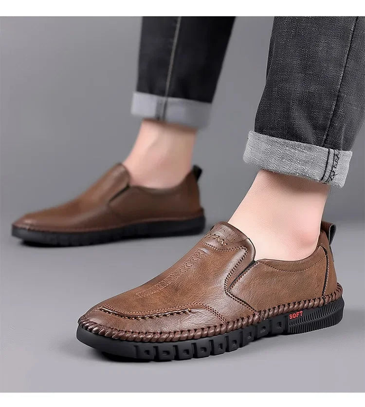 Men’s Business Casual Loafers – Comfortable Leather Shoes