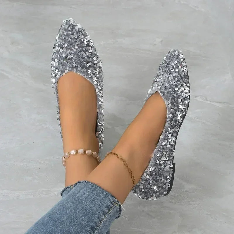 Ladies’ Casual Flats – Light, Soft Sole Pointed Toe Shoes