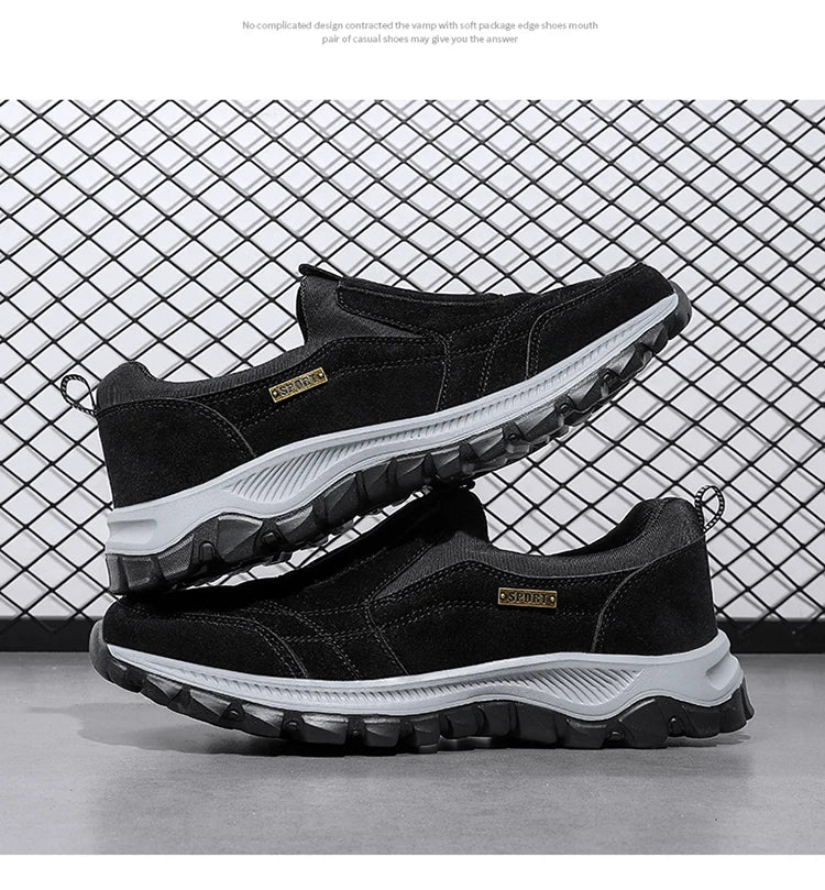 Men’s Lightweight Walking Shoes – Non-Slip Outdoor Hiking Sneakers for Comfort & Casual Wear