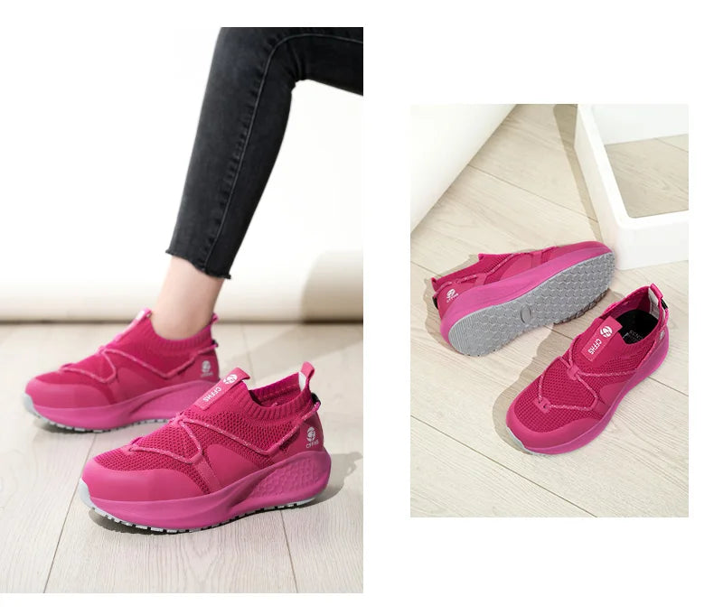 Ladies’ Safety Work Sneakers – Non-Slip, Puncture-Resistant