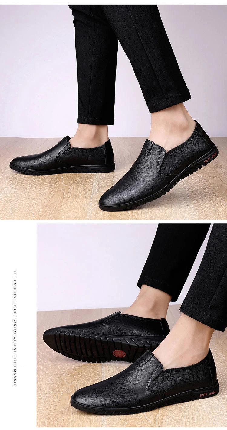Men’s Classic Leather Dress Shoes – Office & Party Style
