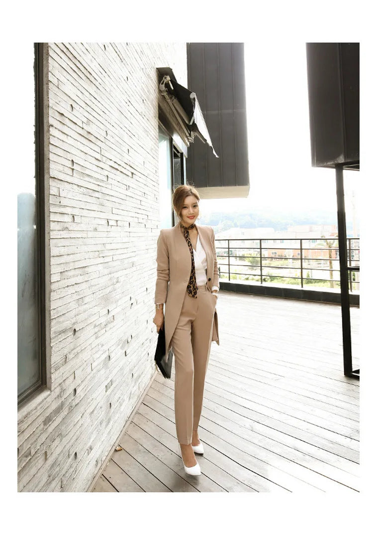 AMEHE Women’s Fashion 2-Piece Formal Suit Set