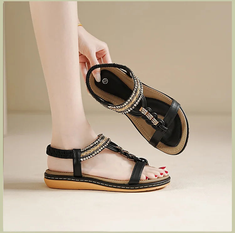 Women’s Soft Sole Sandals – Breathable, Anti-Slip Flats