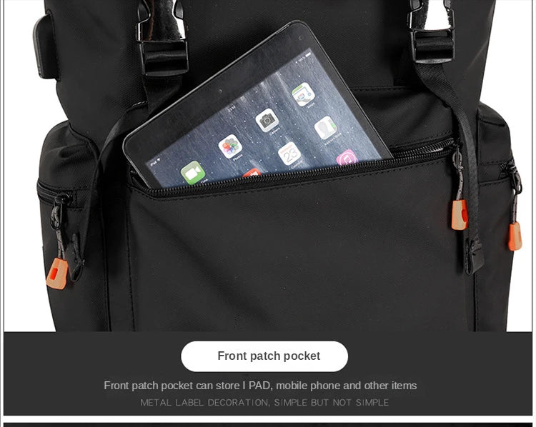 Men’s Travel & Business Backpack – Large Capacity Laptop Bag