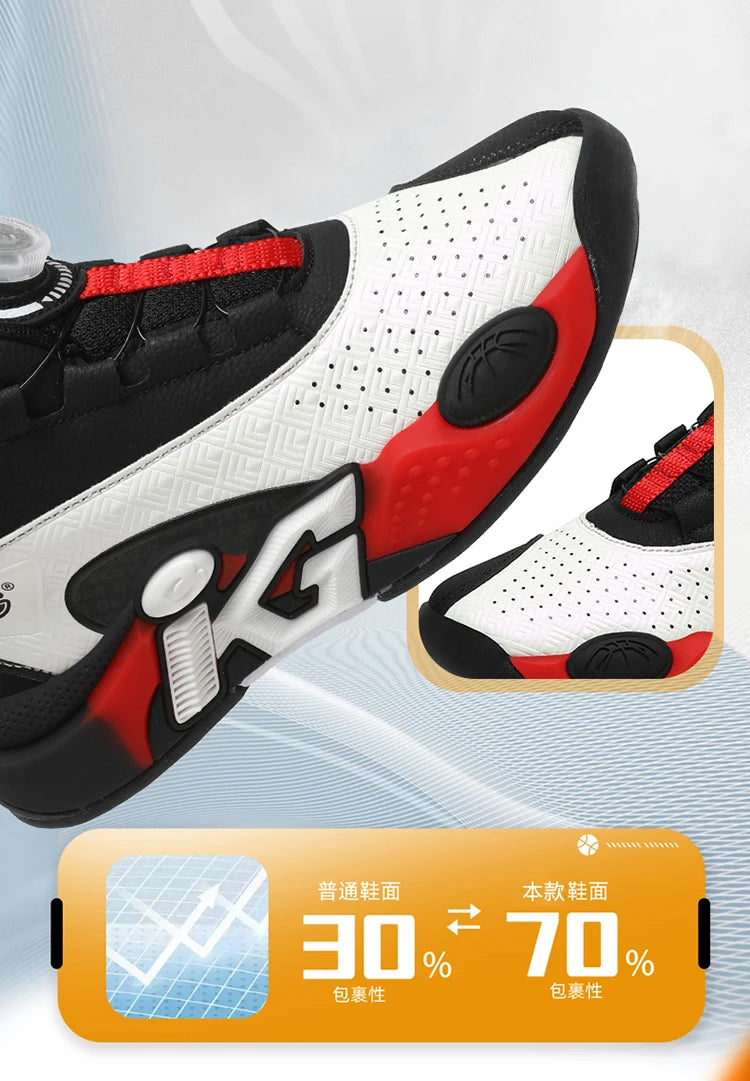 Children’s Youth Basketball Sneakers – Breathable Leather Footwear
