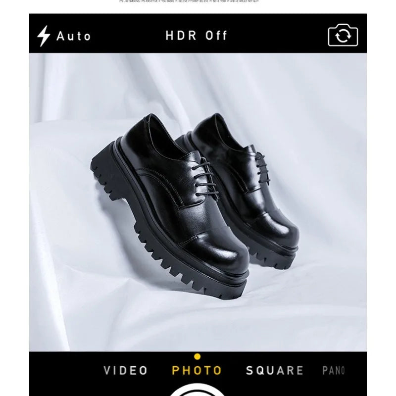 Men’s Fashion Leather Shoes – Versatile Party & Office Footwear