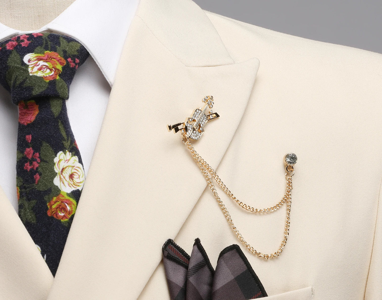AMEHE Men’s 2-Piece Business Suit – Lapel Collar