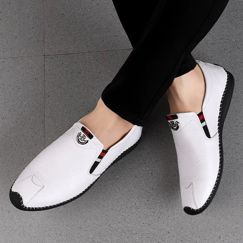 Men’s Daily Business Loafers – Comfortable Lazy Pedal Shoes