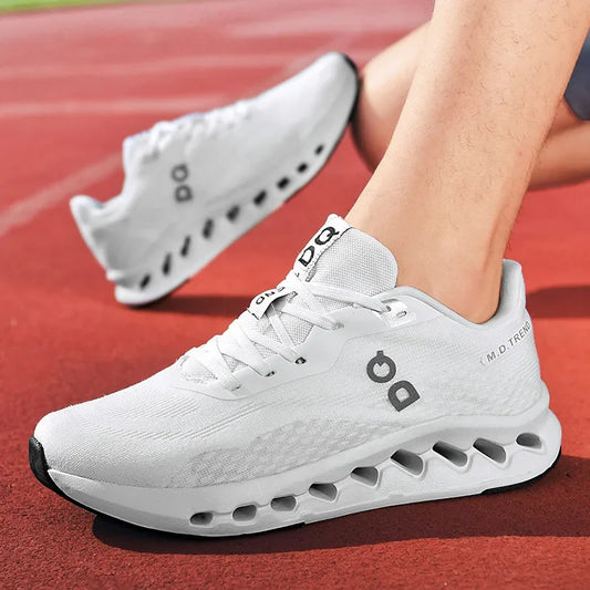 Fashion Cushioning Running Shoes – Lightweight Breathable Tennis & Sports Sneakers for Menual Walking Footwear
