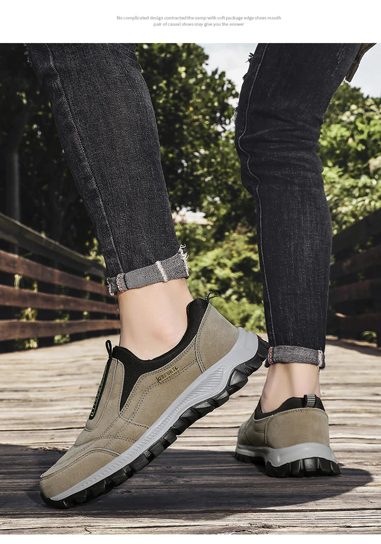 Men’s Lightweight Walking Shoes – Non-Slip Outdoor Hiking Sneakers for Comfort & Casual Wear