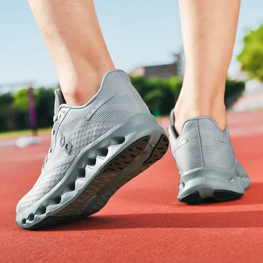 Fashion Cushioning Running Shoes – Lightweight Breathable Tennis & Sports Sneakers for Menual Walking Footwear