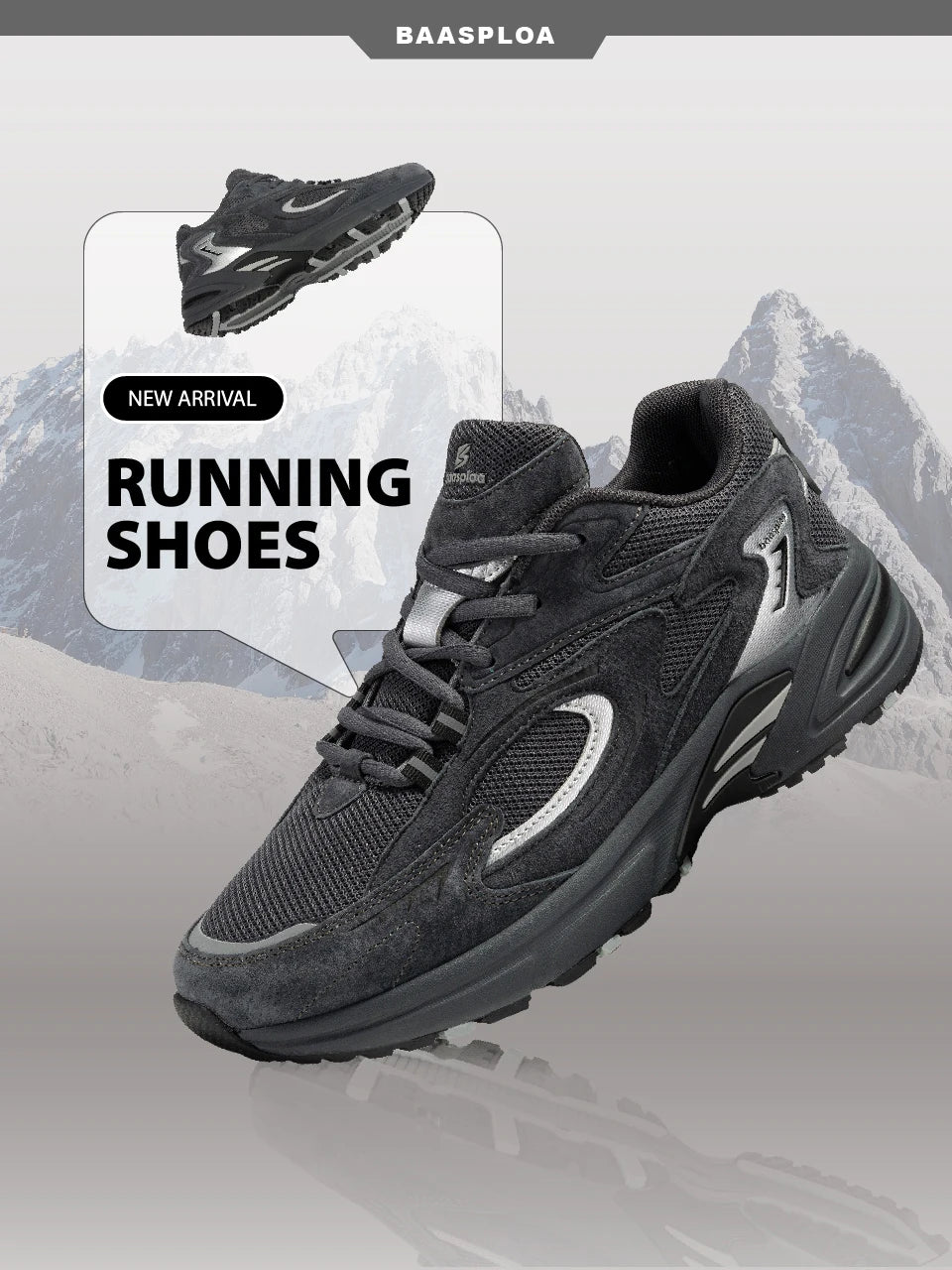 Men’s Running Shoes – Lightweight Breathable Mesh Sneakers for Walking, Training & Outdoor Sports