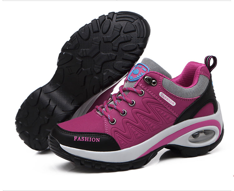 Ladies’ Chunky Wedge Sneakers – Designer Casual Sports Shoes