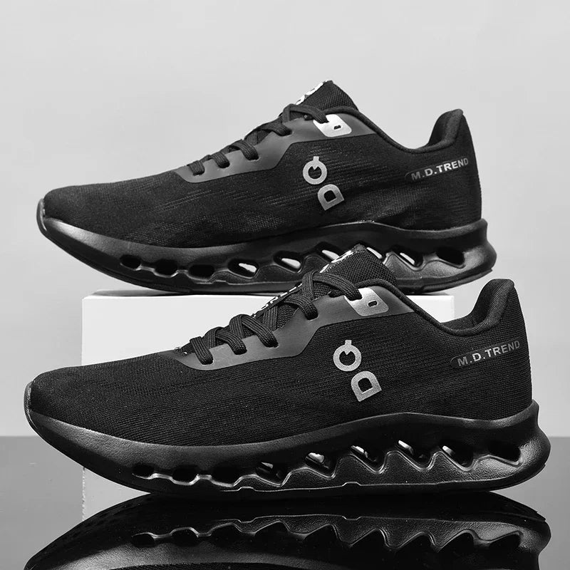 Fashion Cushioning Running Shoes – Lightweight Breathable Tennis & Sports Sneakers for Menual Walking Footwear