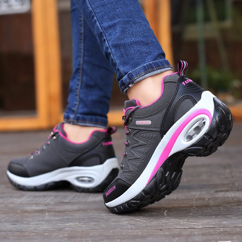 Ladies’ Chunky Wedge Sneakers – Designer Casual Sports Shoes