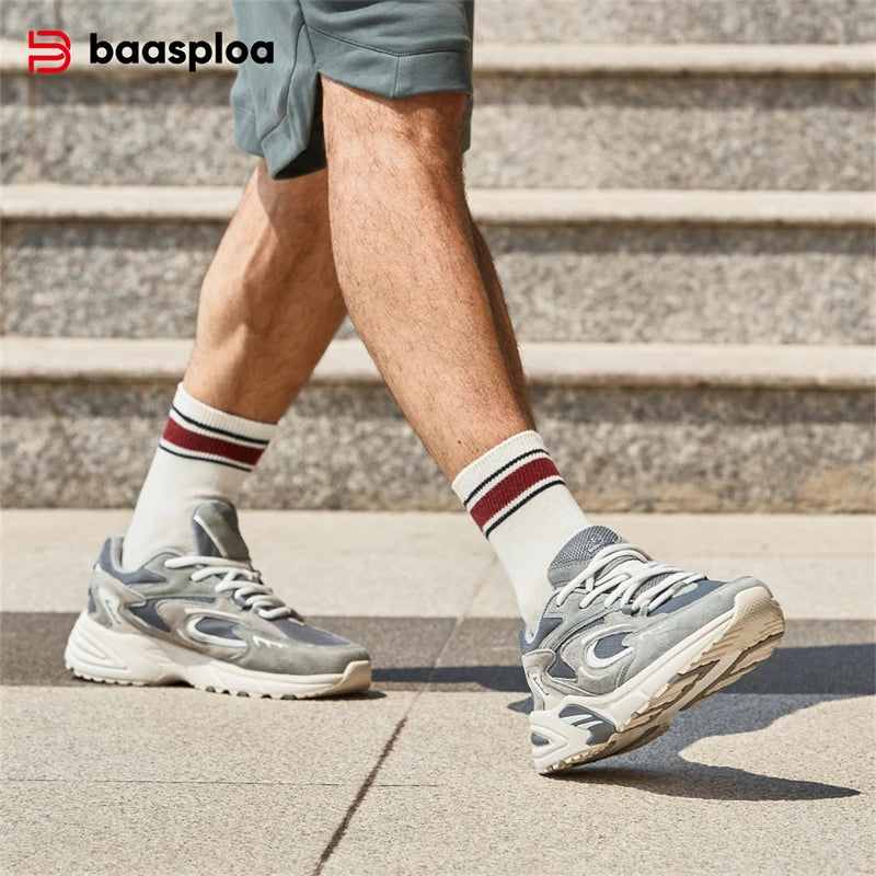 Men’s Running Shoes – Lightweight Breathable Mesh Sneakers for Walking, Training & Outdoor Sports