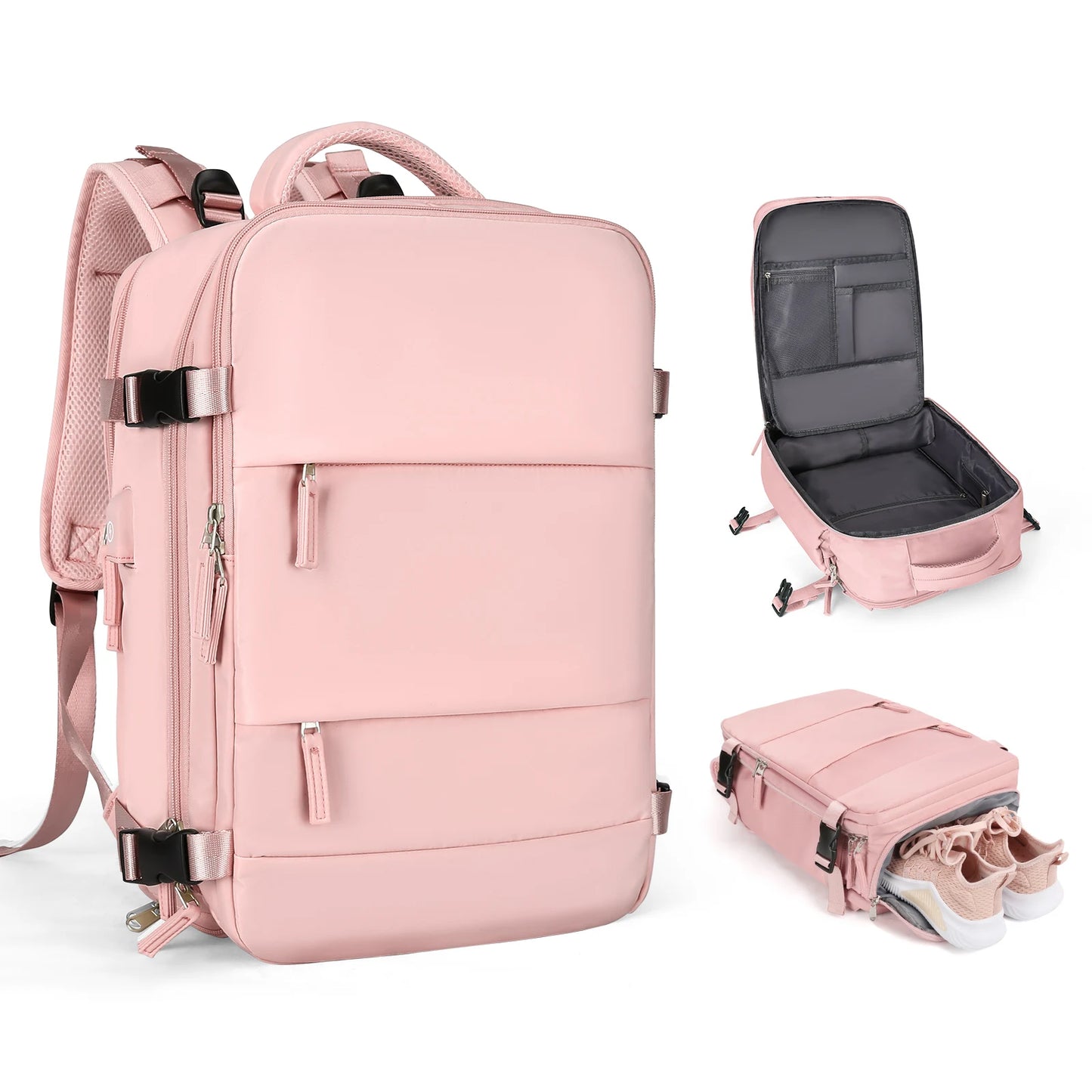 Women’s TSA-Approved Travel Laptop Backpack – Carry-On Weekender Bag