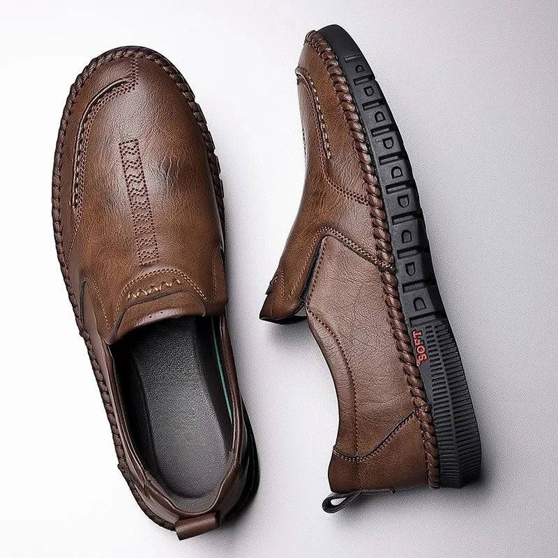Men’s Business Casual Loafers – Comfortable Leather Shoes